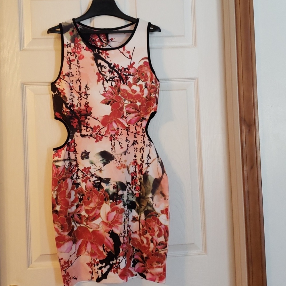 Japanese short colorful dress
